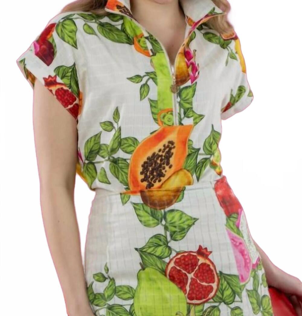 NEW EMILY MCCARTHY poppy pullover in trellis grove